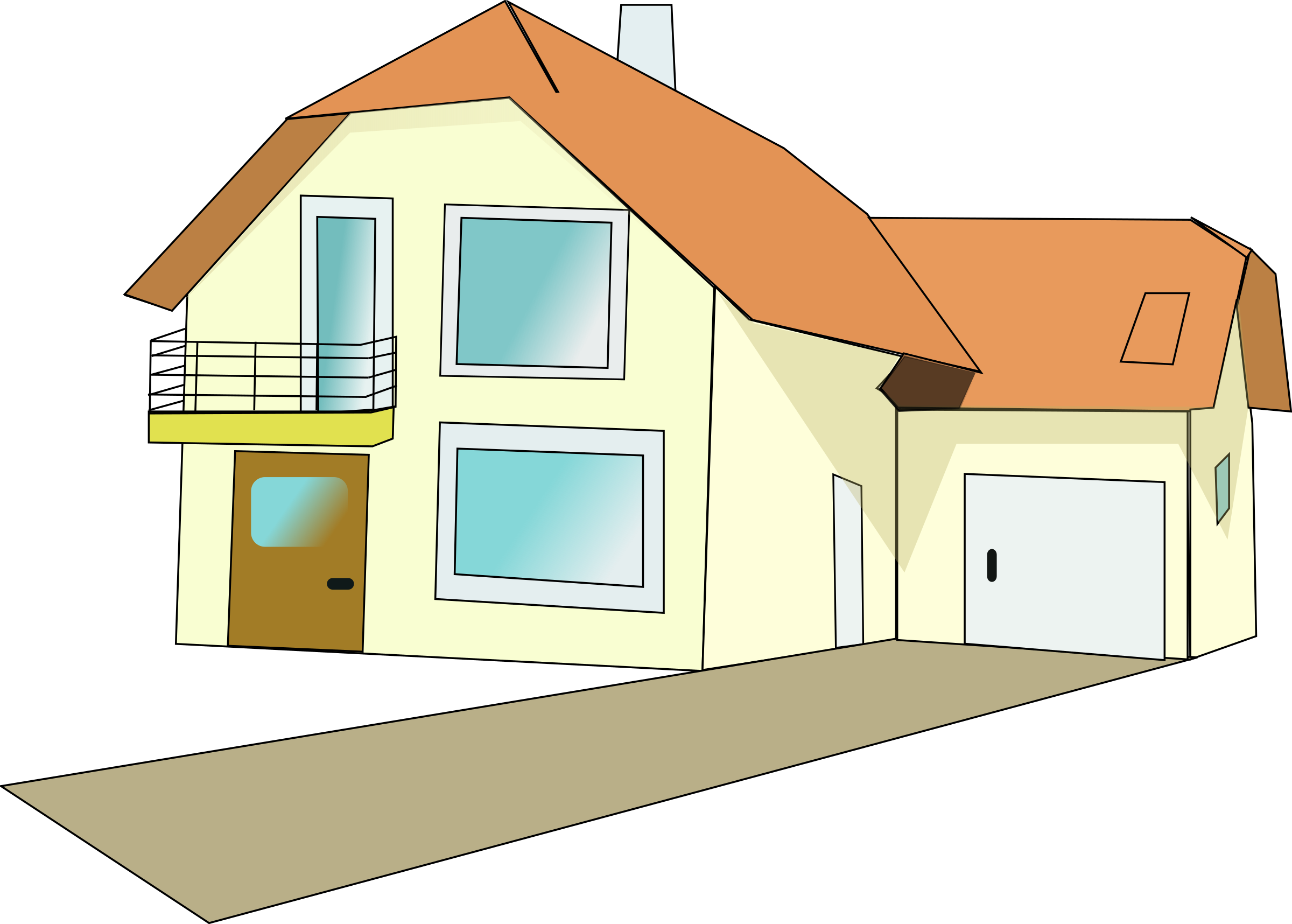 House 10 Clip Art At Clker Com Vector Online Royalty - House Clip Art (2400x1716)