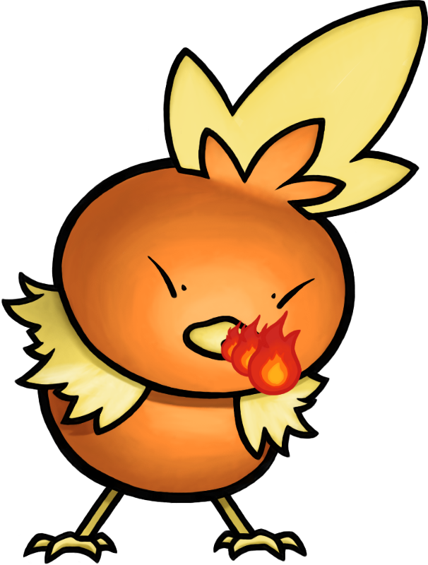 Flaming Chicken By Theserotonin - Flaming Chicken (606x800)