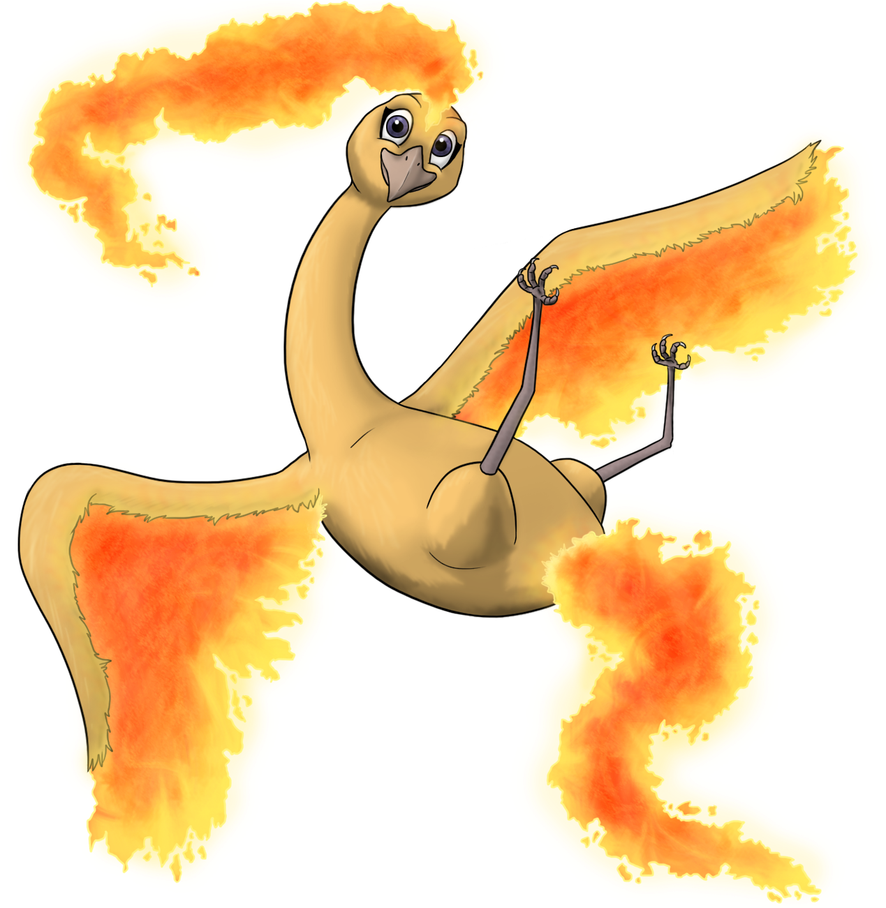 Moltres Flaming Rubber Chicken (1300x1300)
