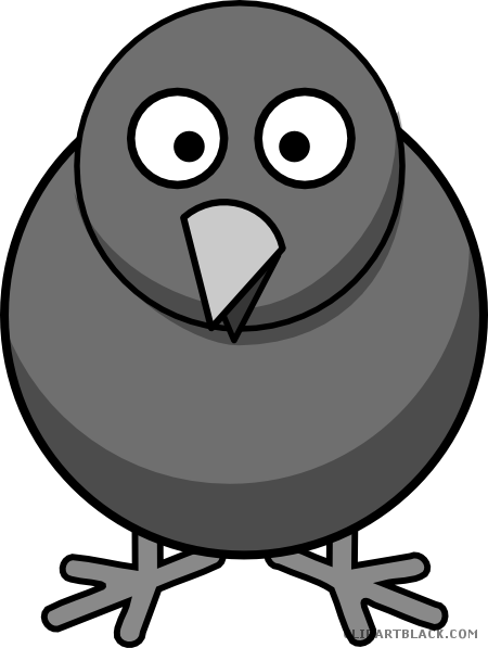 Quality Chicken Animal Free Black White Clipart Images - Cartoon Chicken Shower Curtain (450x597)