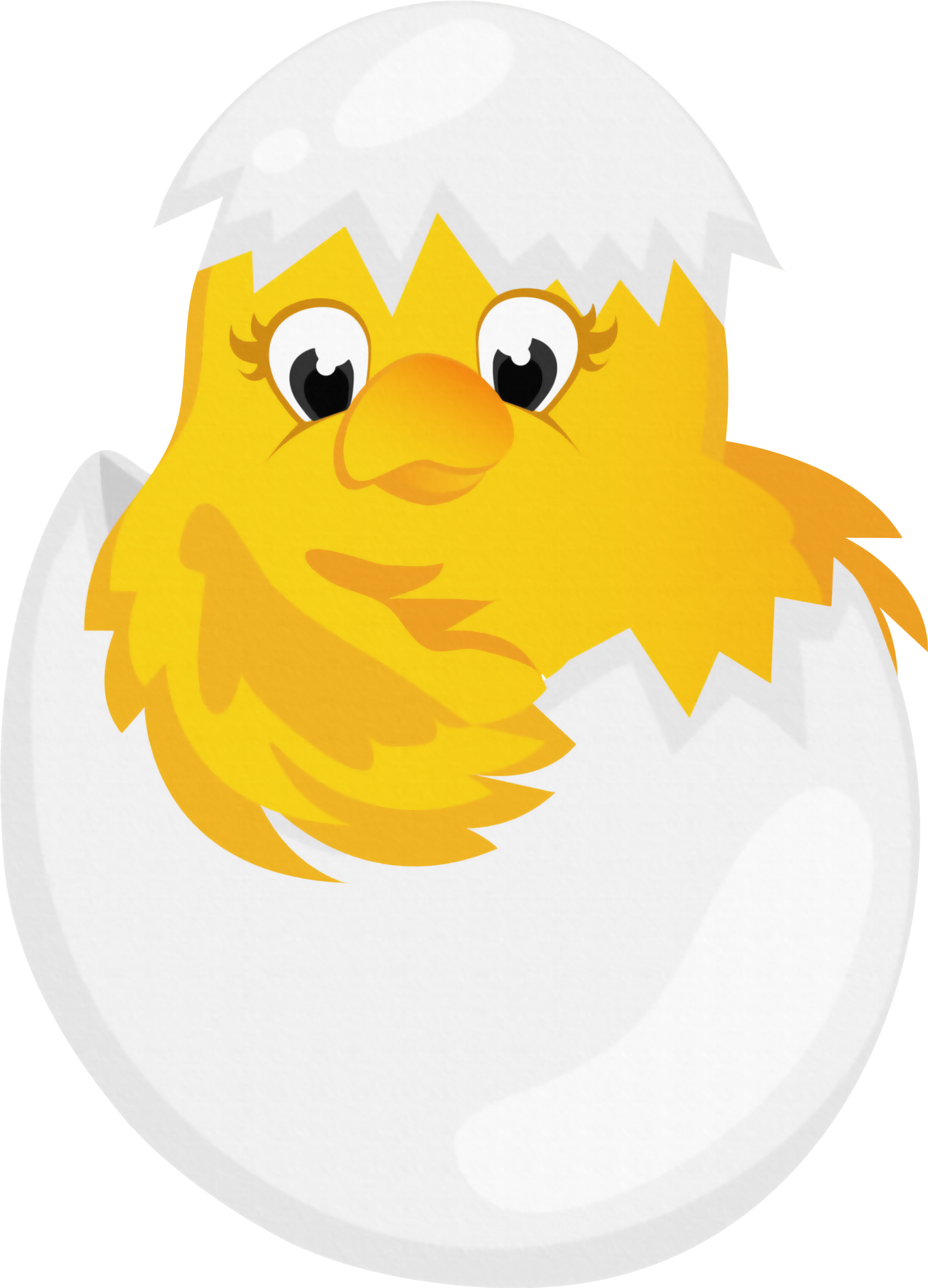 Easter Chicken In Egg Transparent Png Clipart - Easter Chicken In Egg (2484x3216)