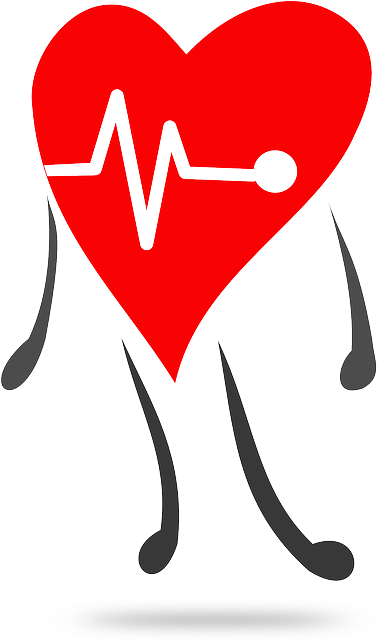 Heart, Love, Signal, Pulse, Person, Heartbeat, Ekg - Health Clip Art (388x640)