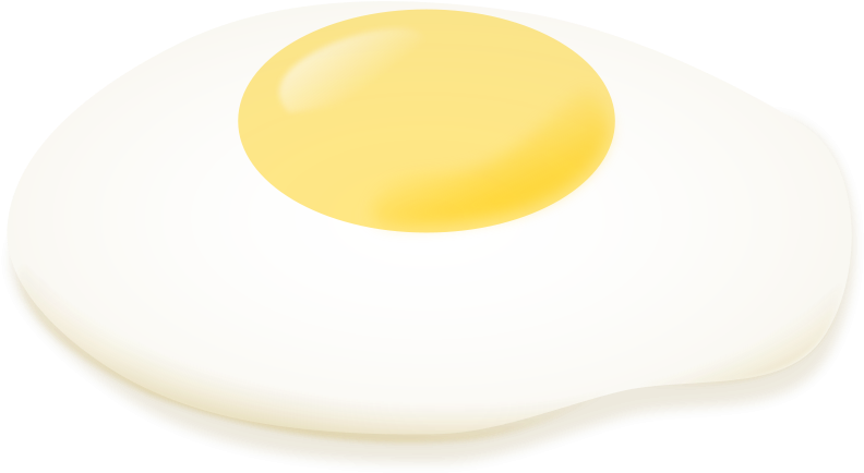 Fried - Egg - Clipart - Fried Egg (960x525)