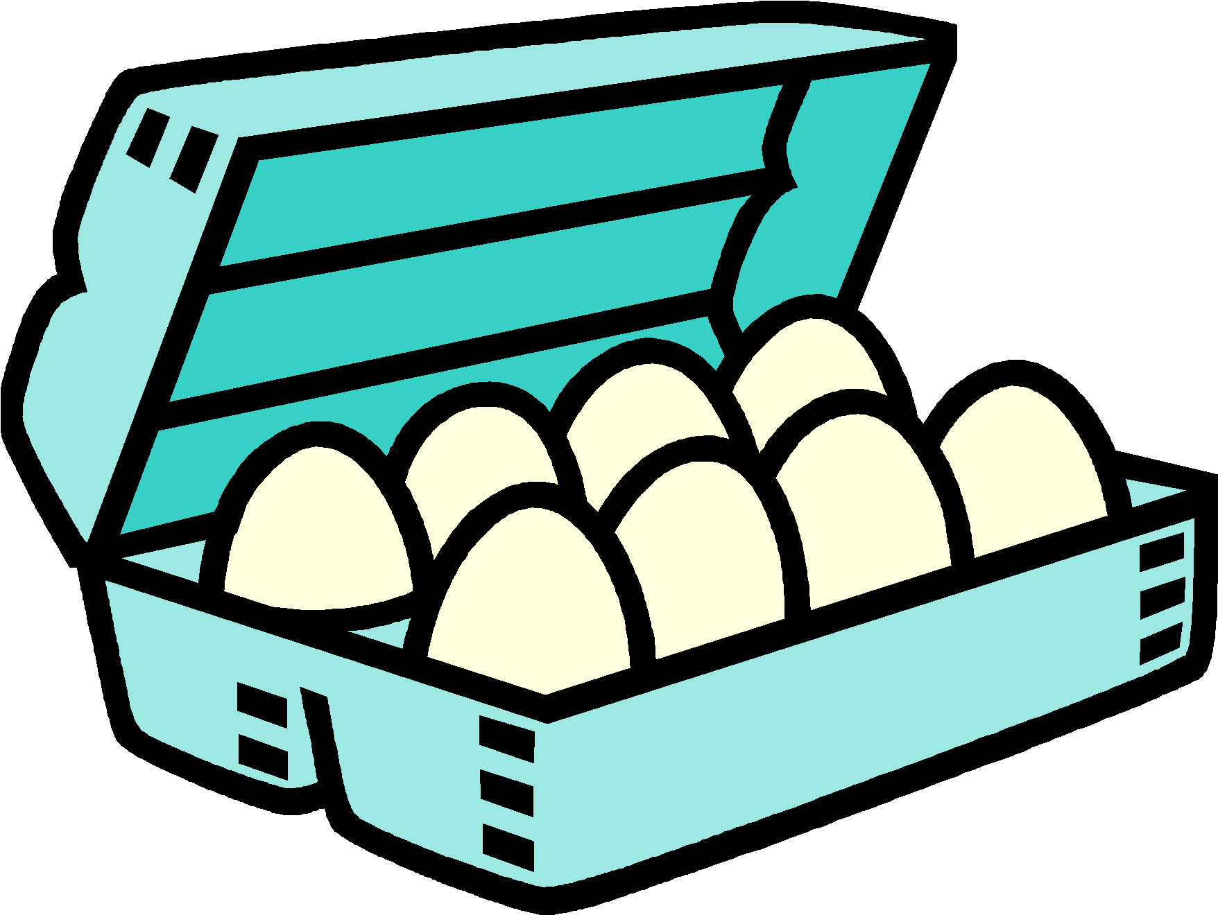 Carton Of Eggs Clipart (1848x1415)