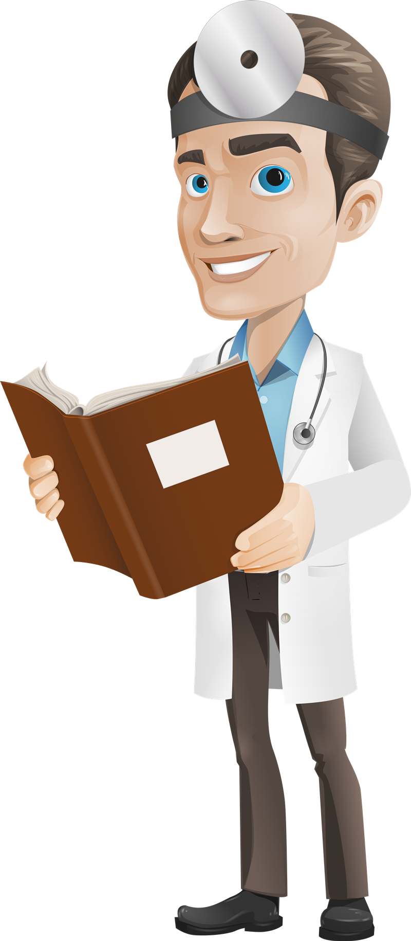 Doctor Png Clipart - Doctor Vector Character (800x1830)