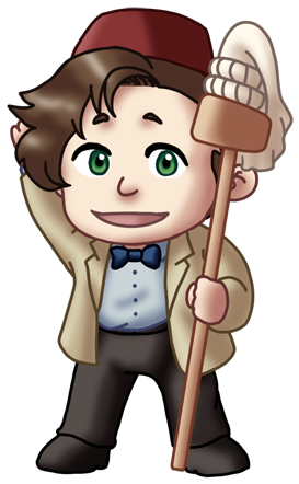 Doctor Who Clipart 11th - Doctor Who 11th Cartoon (300x455)