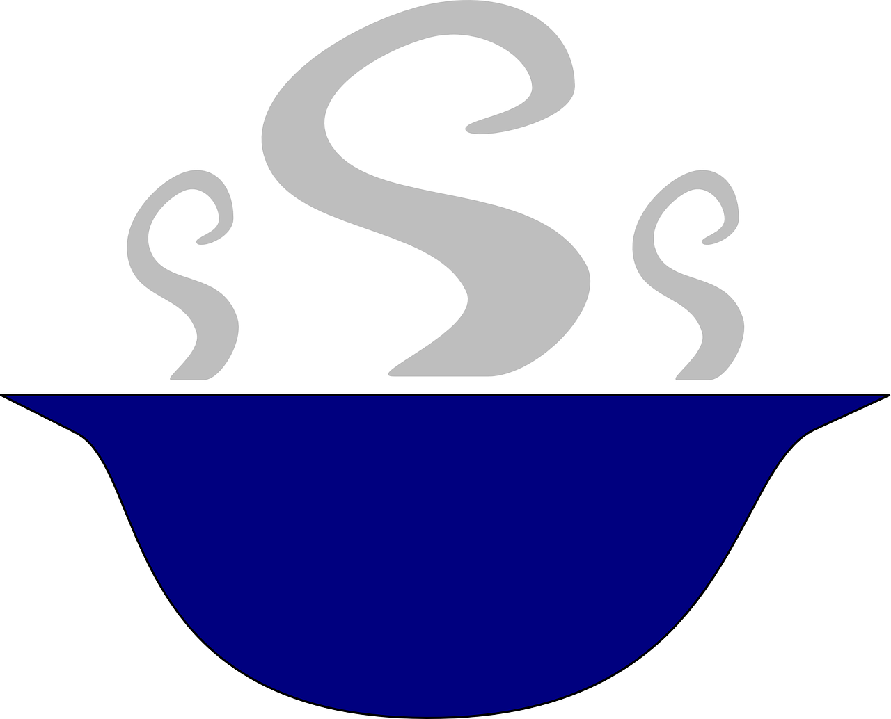 Soup Bowl Clipart - Bowl Of Soup (1280x1034)