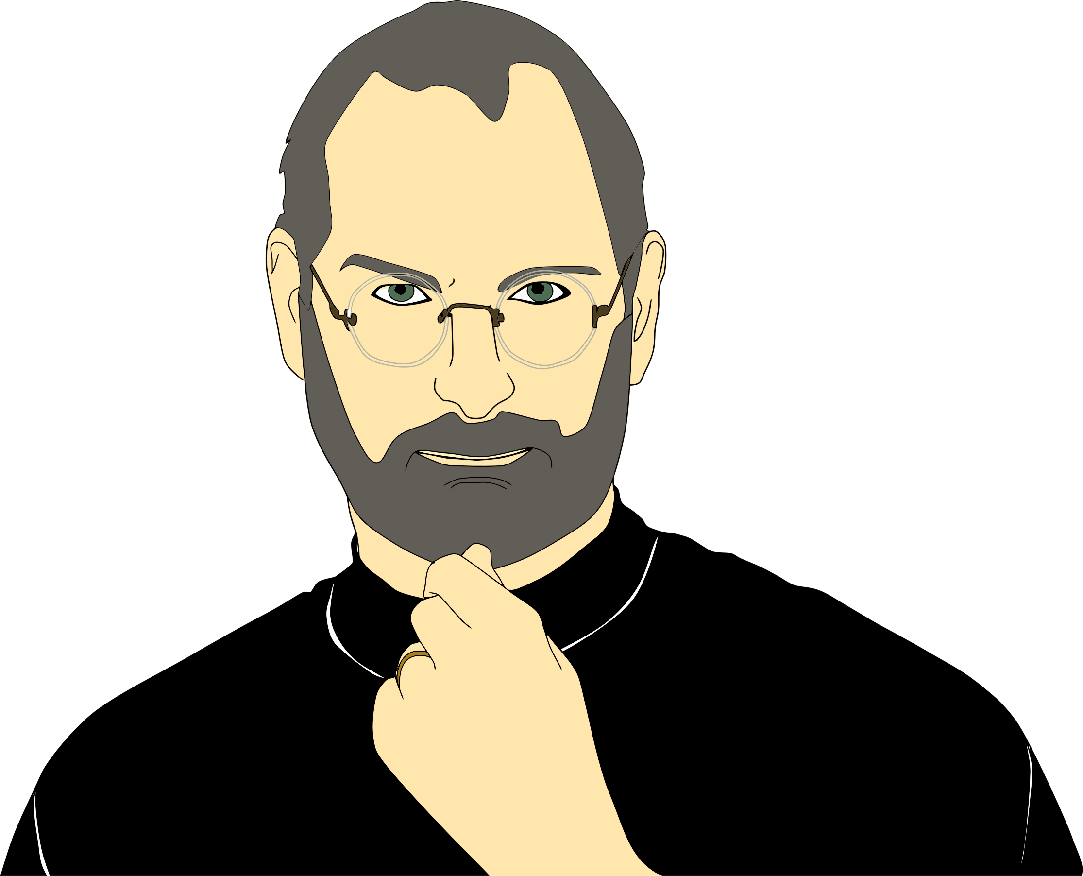 Steve Jobs Clipart Png (2230x1803)
