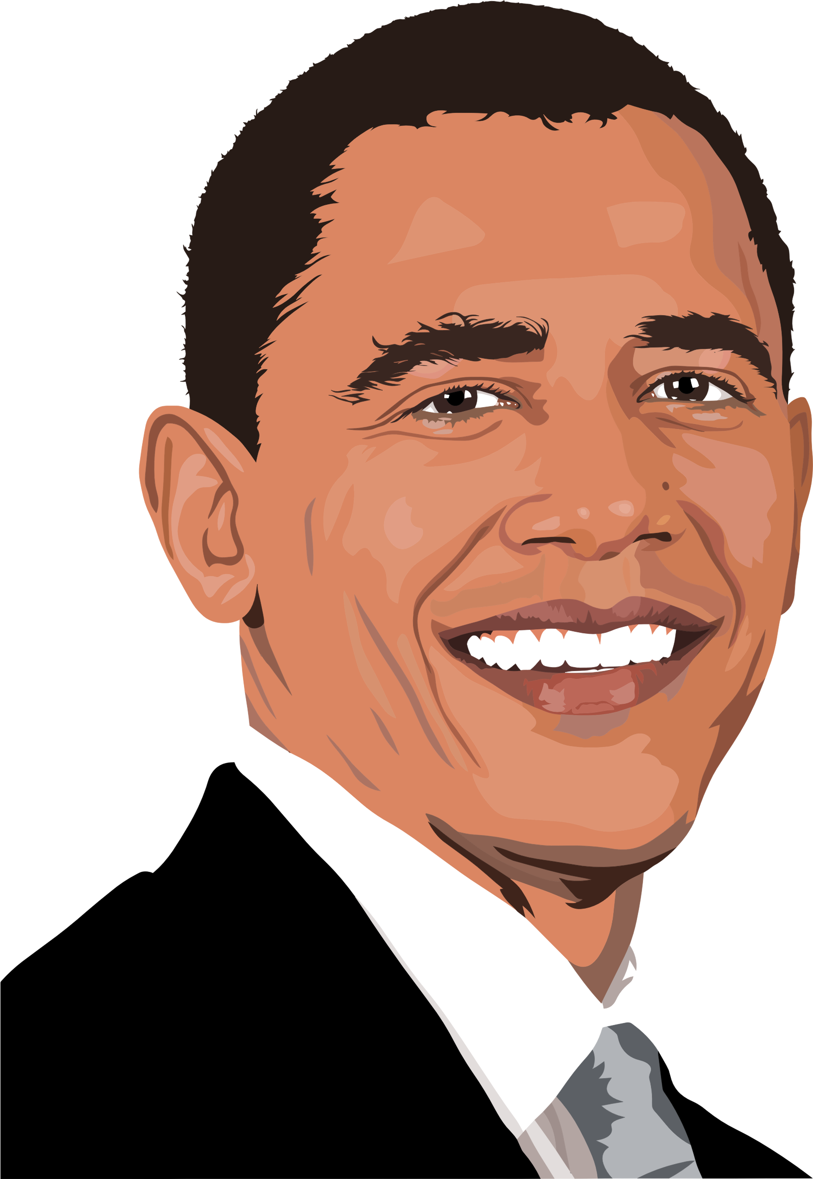 Barack Obama Clipart (1636x2372)