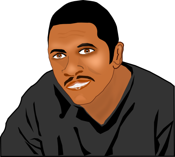 African American Male Clip Art At Clker - Man (600x540)