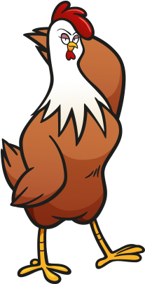 Clipart Bayan Tavuk - Illustration (422x435)