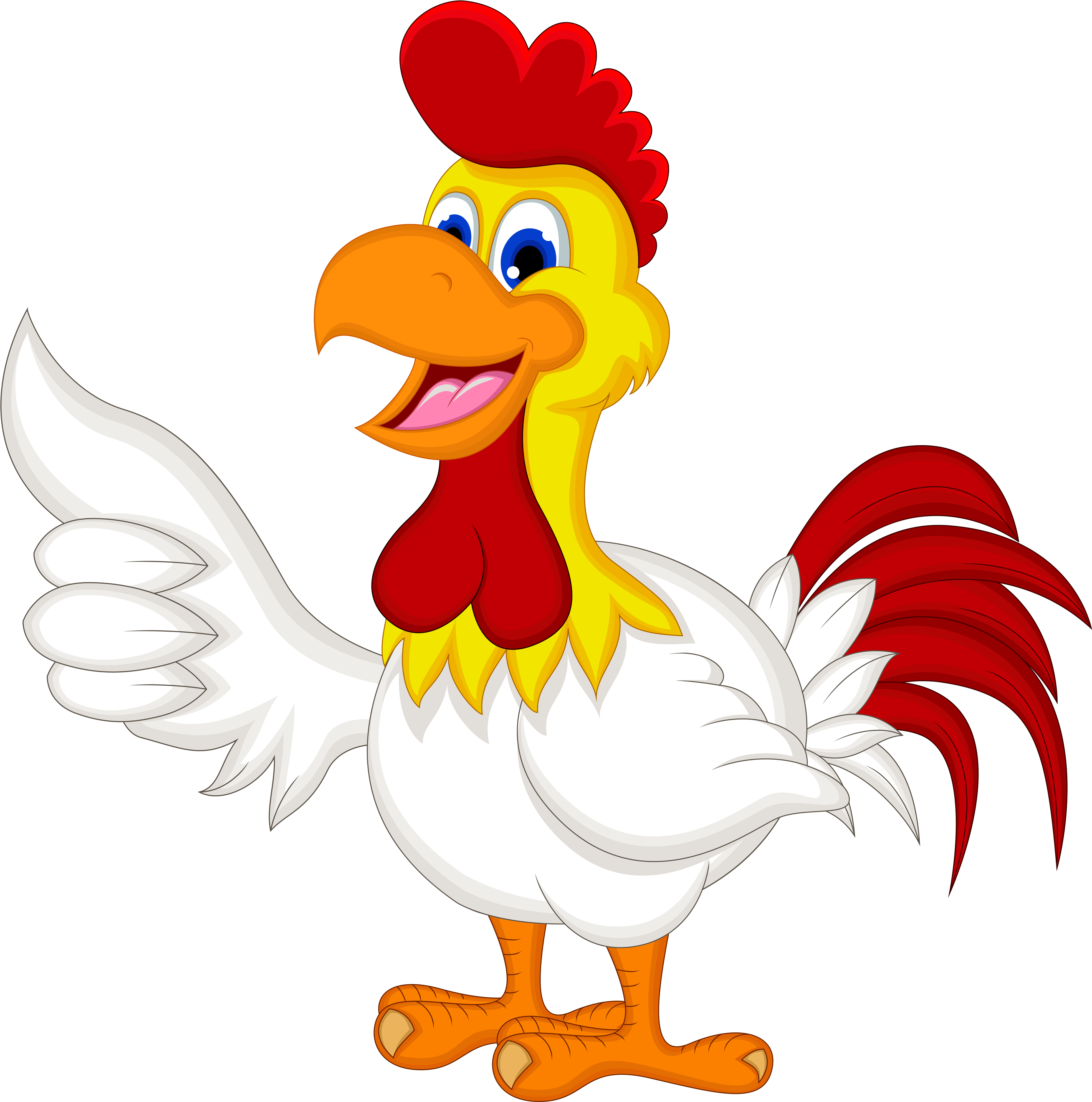 0 118392 9ae09a13 Orig - Cartoon Chicken With Thumbs Up (4114x4000)