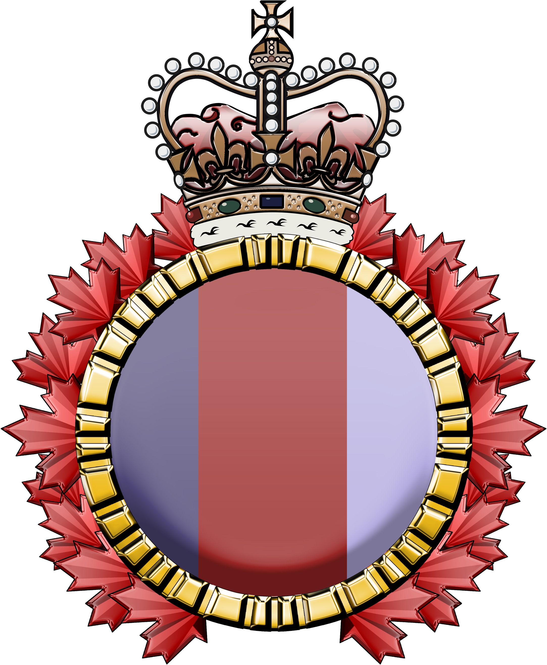 Blank Canadian Forces Shield Template By Johnnemo - Circle (2400x2847)