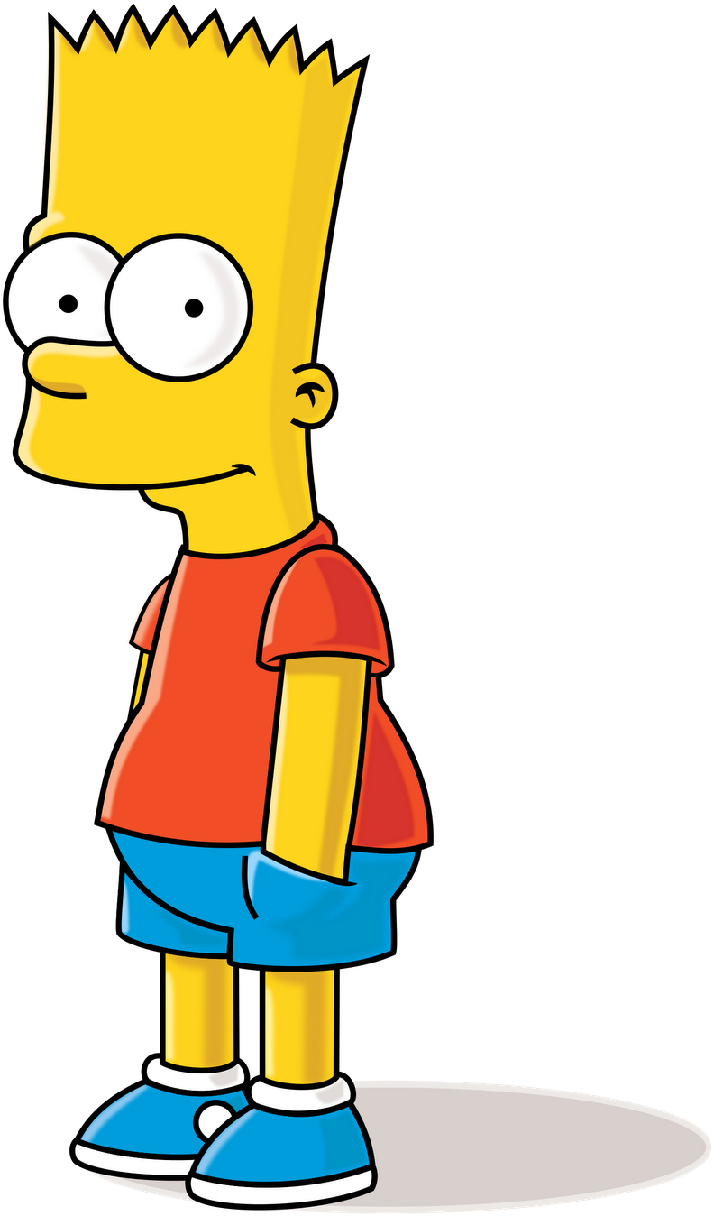 Eat My Shorts - Bart Simpson Transparent Background (1200x1790)