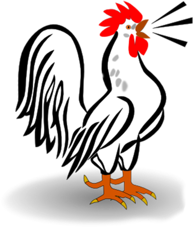Символ 2017 Года » Женский Мир - Rooster Clip Art (444x500)