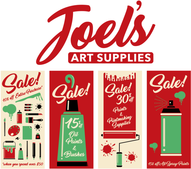 Logo And Signage For Art Supply Store - Logo And Signage For Art Supply Store (1000x565)