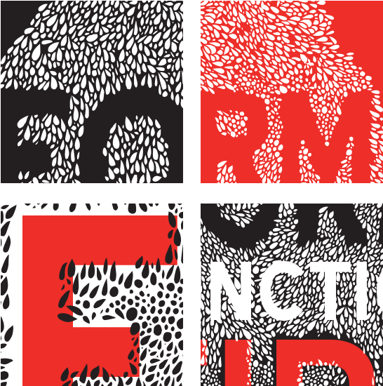 Posters And Signage Created For A Ceramics Exhibit - Illustration (600x602)