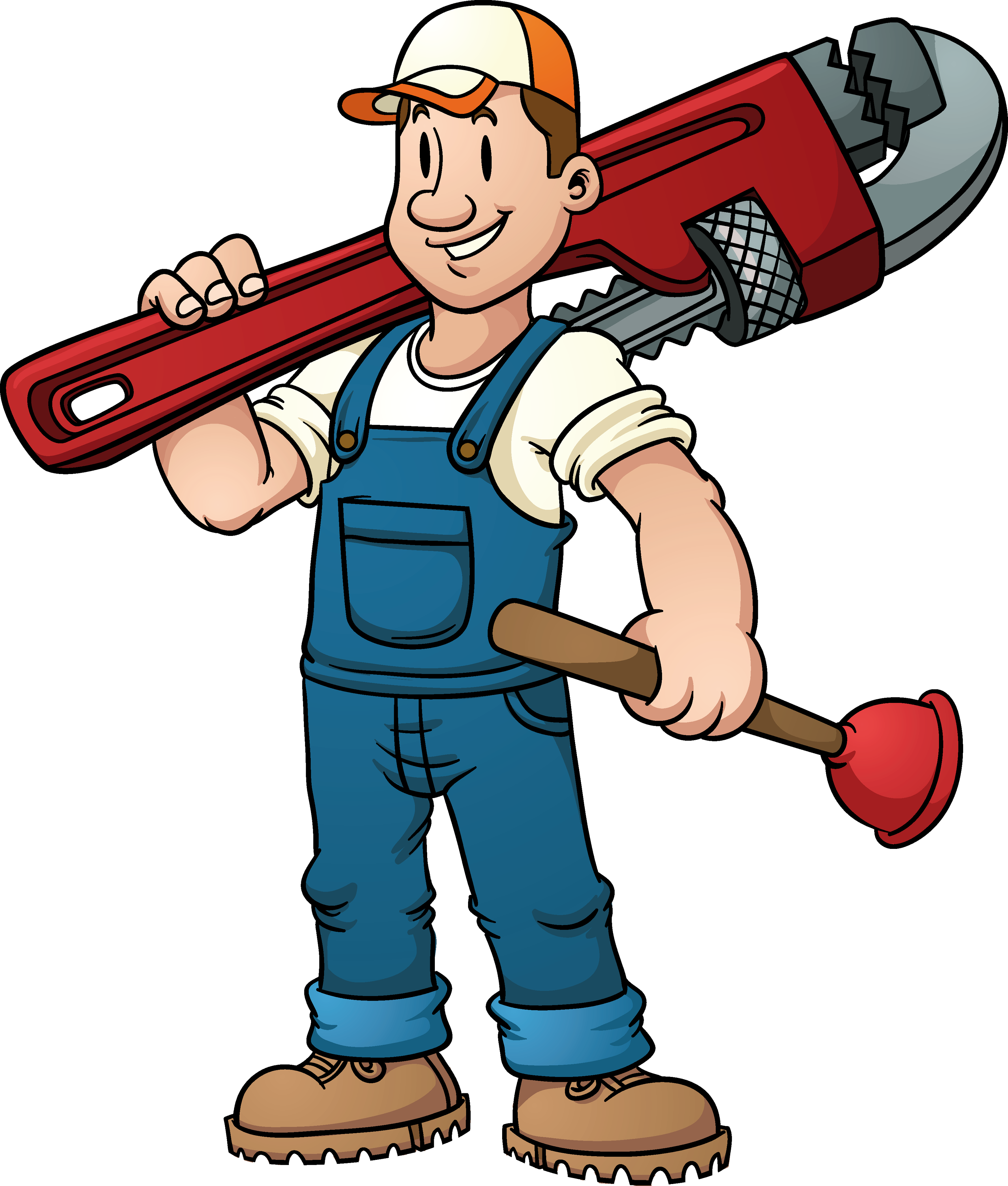 No Matter Whether You Need Have A Plumbing Emergency - Plumber Clipart Png (3011x3543)