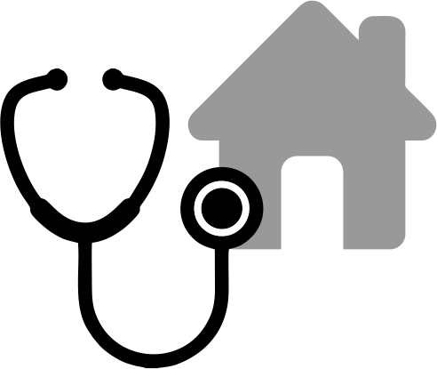 Care Home Health Check - Stetoskop Icon Png (492x415)