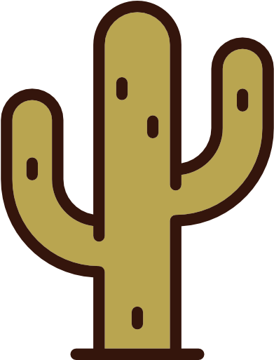 Scalable Vector Graphics Icon - Cactus (512x512)