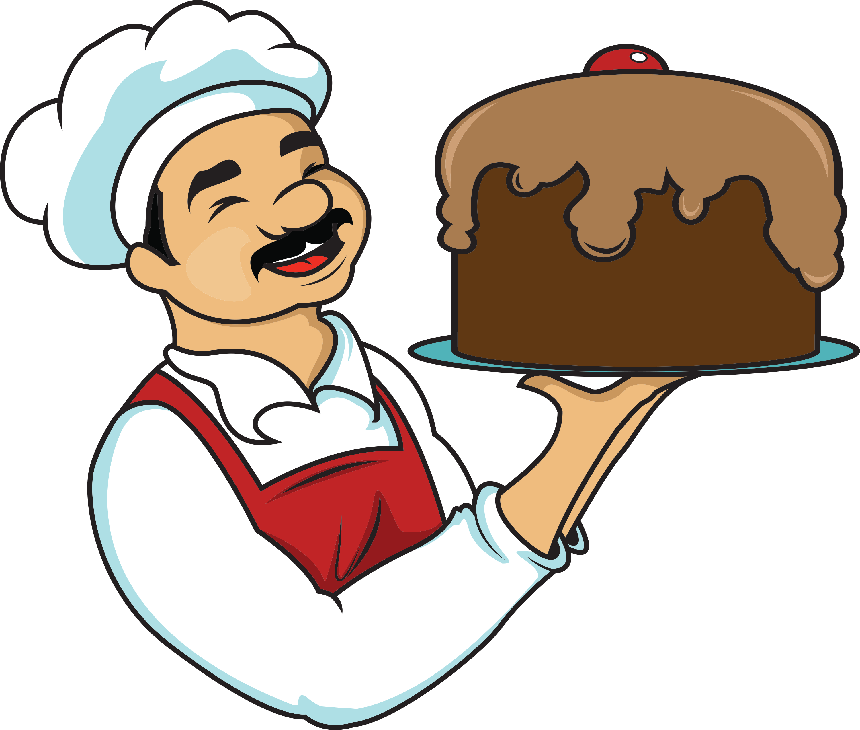 1469750649-995 - - Head Chef Bon Appetit Cake Funny Novelty Tote Bag Rr21r (3000x2545)