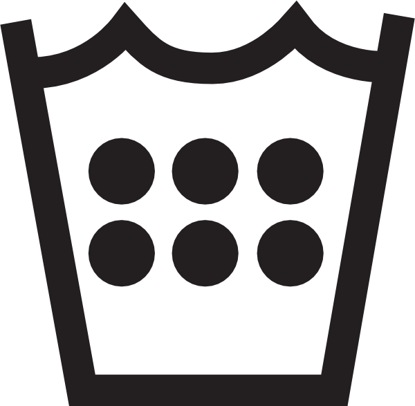 Laundry Symbol Clipart - Machine Wash Normal Symbol (1280x1251)