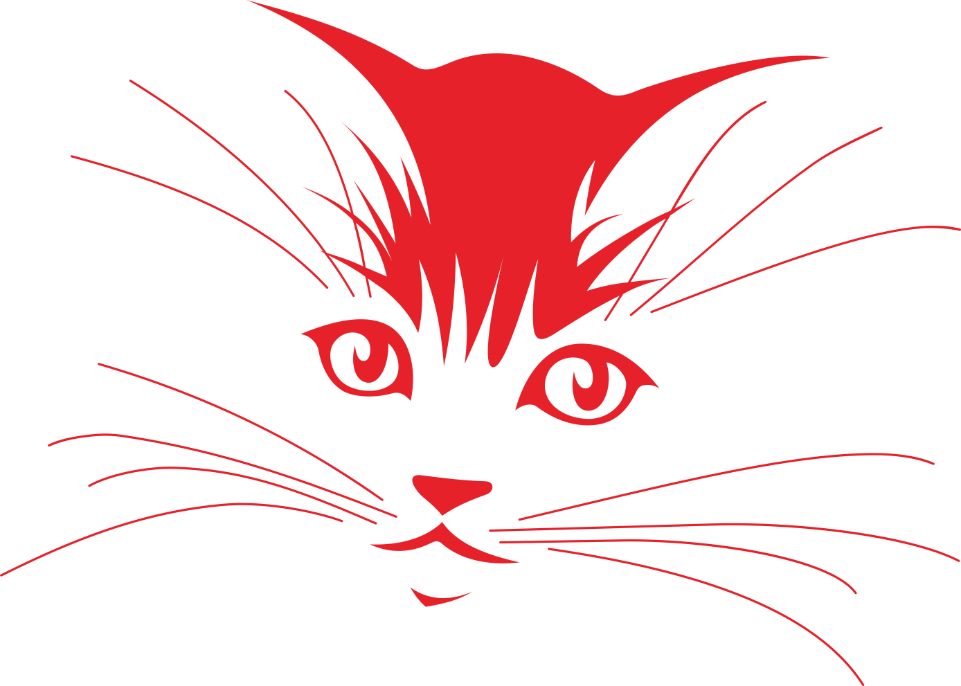 Cat Drawing Scalable Vector Graphics Face Clip Art - Cat Drawing Scalable Vector Graphics Face Clip Art (1388x991)