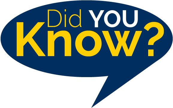 According To The National Institute Of Justice, One - Did You Know Clip Art (595x393)