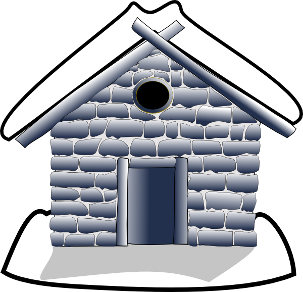 Free Vector Homes Clipart Clip Art - Stone Houses Clipart (600x578)