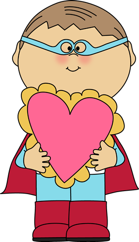 Valentine&day - Valentine Superhero Clip Art (287x500)