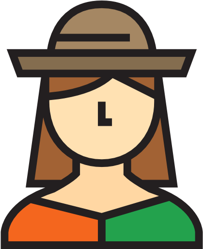 Woman With A Hat Scalable Vector Graphics Clip Art - Nurse (512x512)