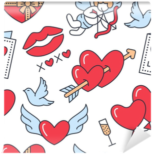 Valentines Day Seamless Pattern - Valentine's Day (400x400)