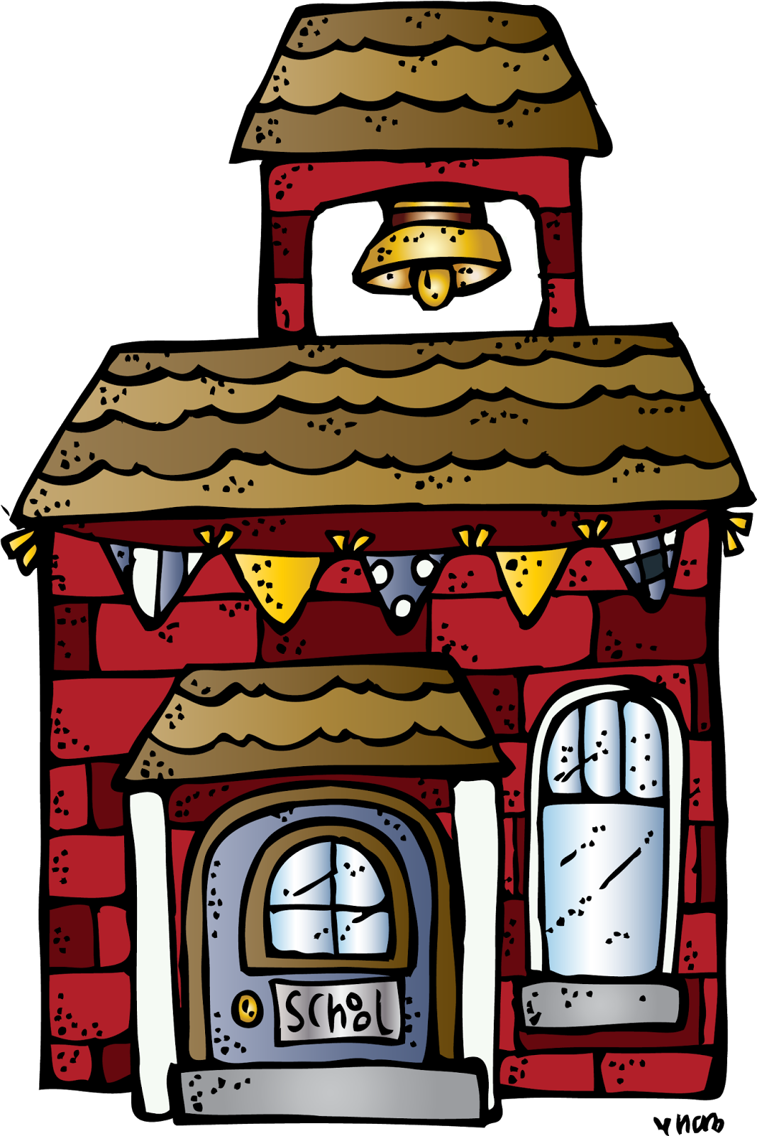 Bus Clipart Melonheadz Pencil And In Color Bus Clipart - School Clipart Melonheadz (1067x1600)