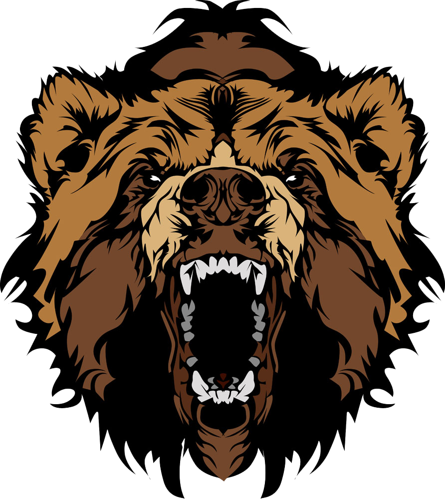 Grizzly Bear Clip Art - Grizzly Bear Clip Art (892x1000)