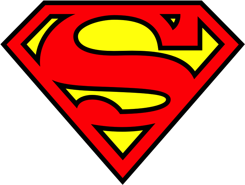 Superman Logo Batman Clip Art - Superman Logo Batman Clip Art (854x649)