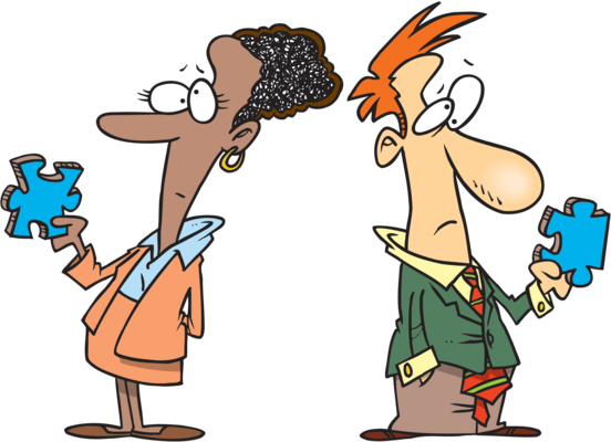 Don't Underestimate People - Puzzle Pieces Clip Art (552x400)