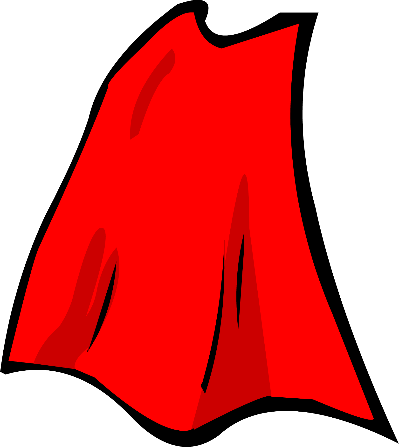 Superman Superhero Cape Clip Art - Super Hero Cape Clipart (1654x1856)