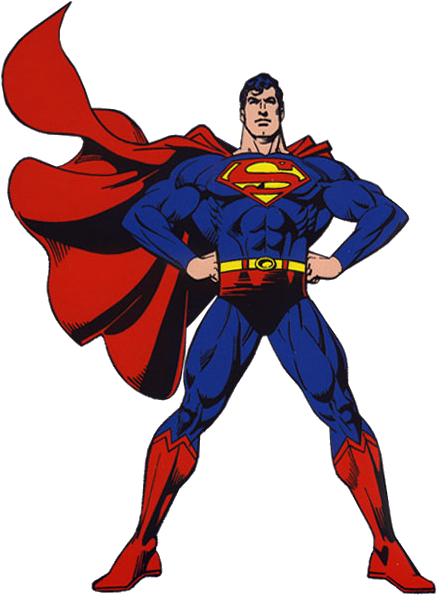Superman Clipart Transparent Png - Superheroes Superman (442x601)