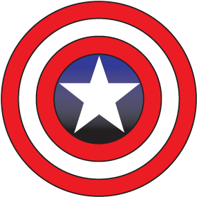 Captain America Logo - Marvel Captain America Logo (400x400)