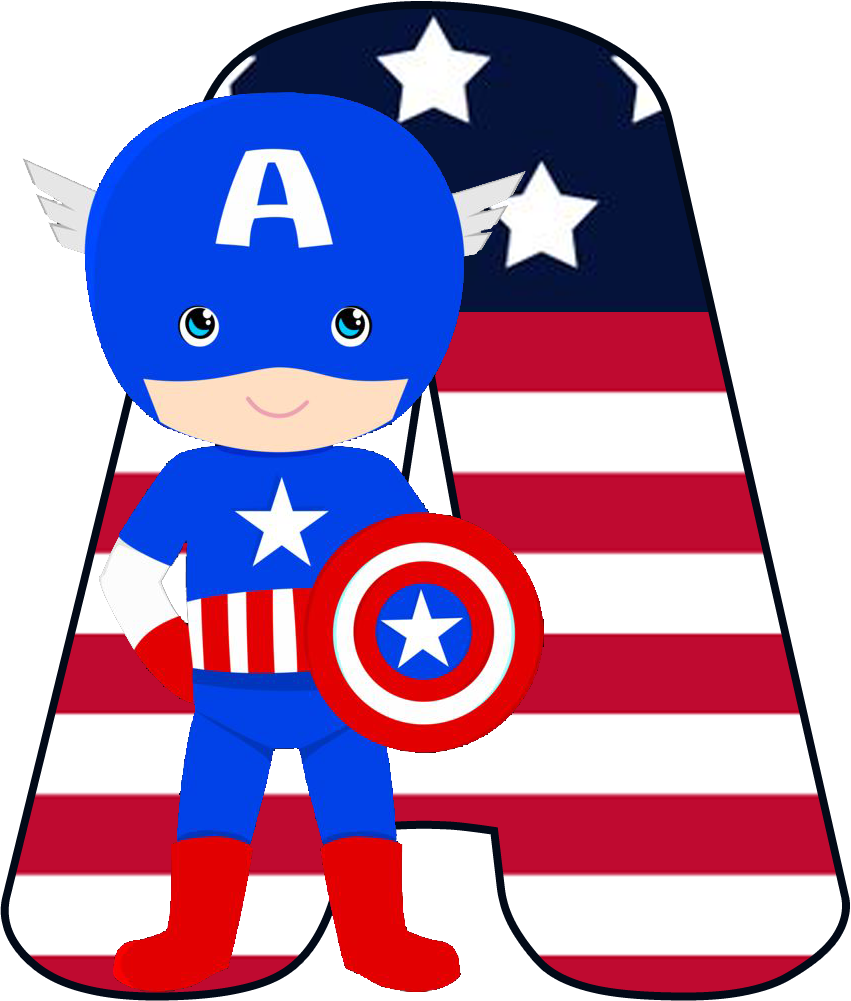 Explore These Ideas And More - Topo De Bolo Capitao America Scrap Pra Imprimir (851x1001)