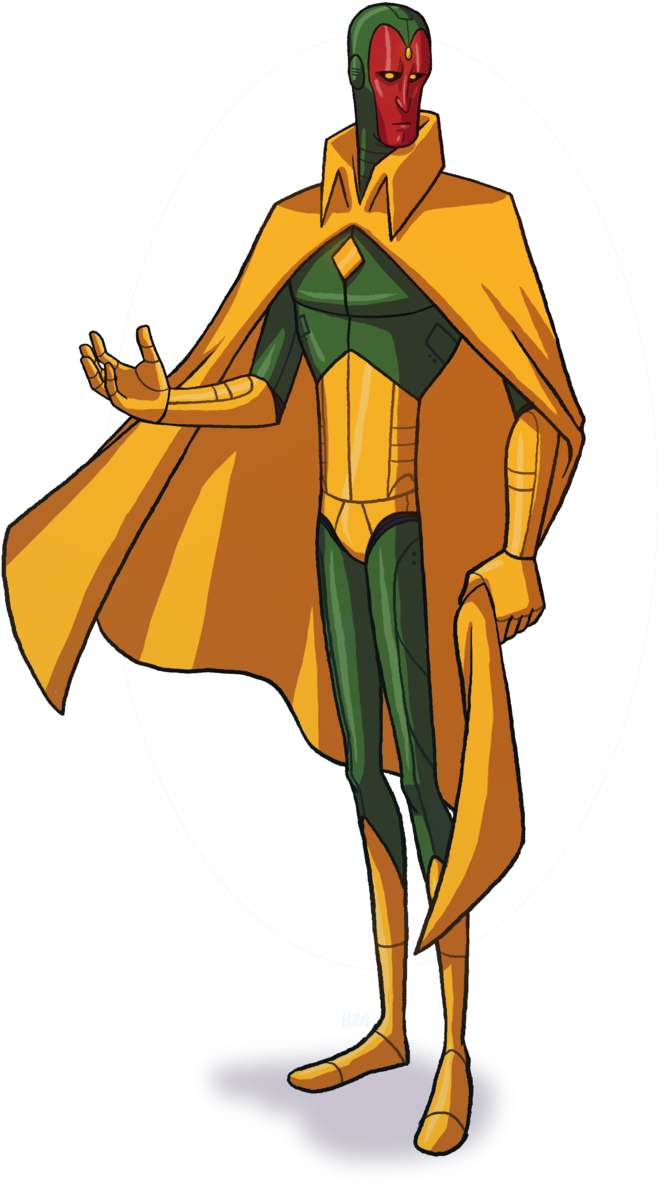 Vision Marvel By H2a - Vision Marvel (900x1237)