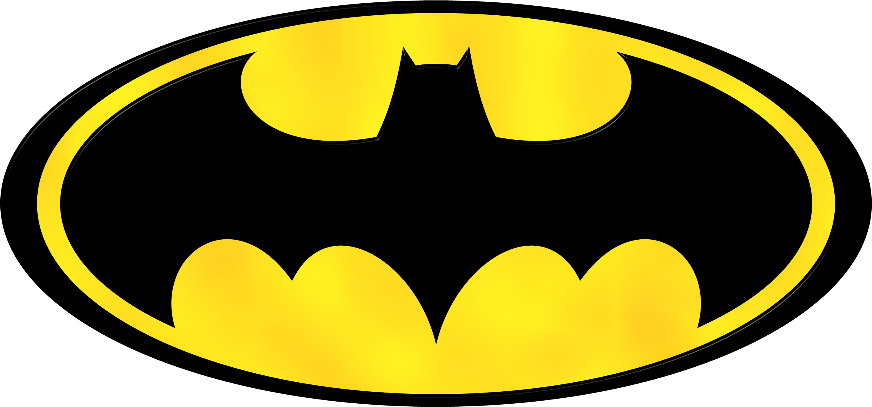 Pics Of Batman Symbol - Batman Logo Transparent Background (2898x1352)