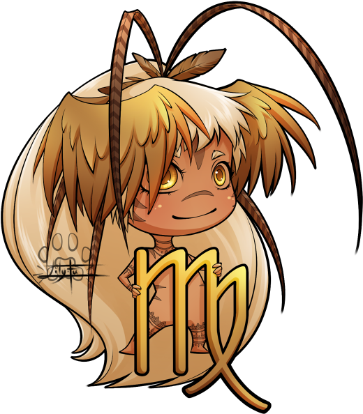 Lily Fu 44 2 Chibi Virgo By Lily Fu - Zodiac (600x750)