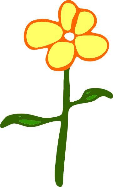 Yellow - Yellow Flower Png Cartoon (533x800)