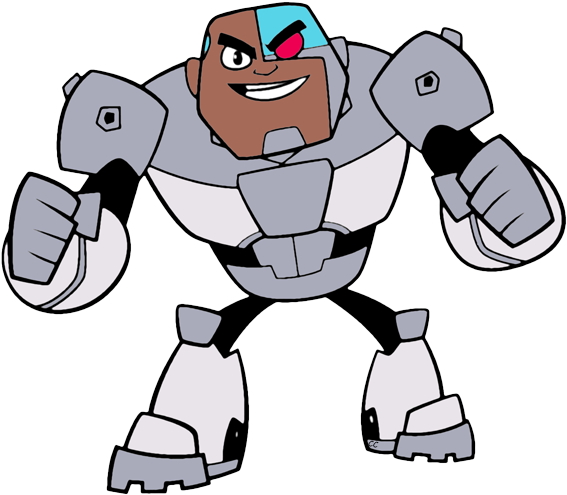They Are Meant Strictly For Non-profit Use - Cyborg Teen Titans Go (572x507)
