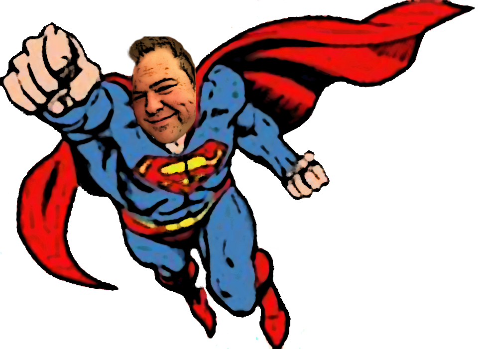 Superwattphotoshop - Superman - Comic Montage Poster, (61 X 91,5 Cm) (960x701)