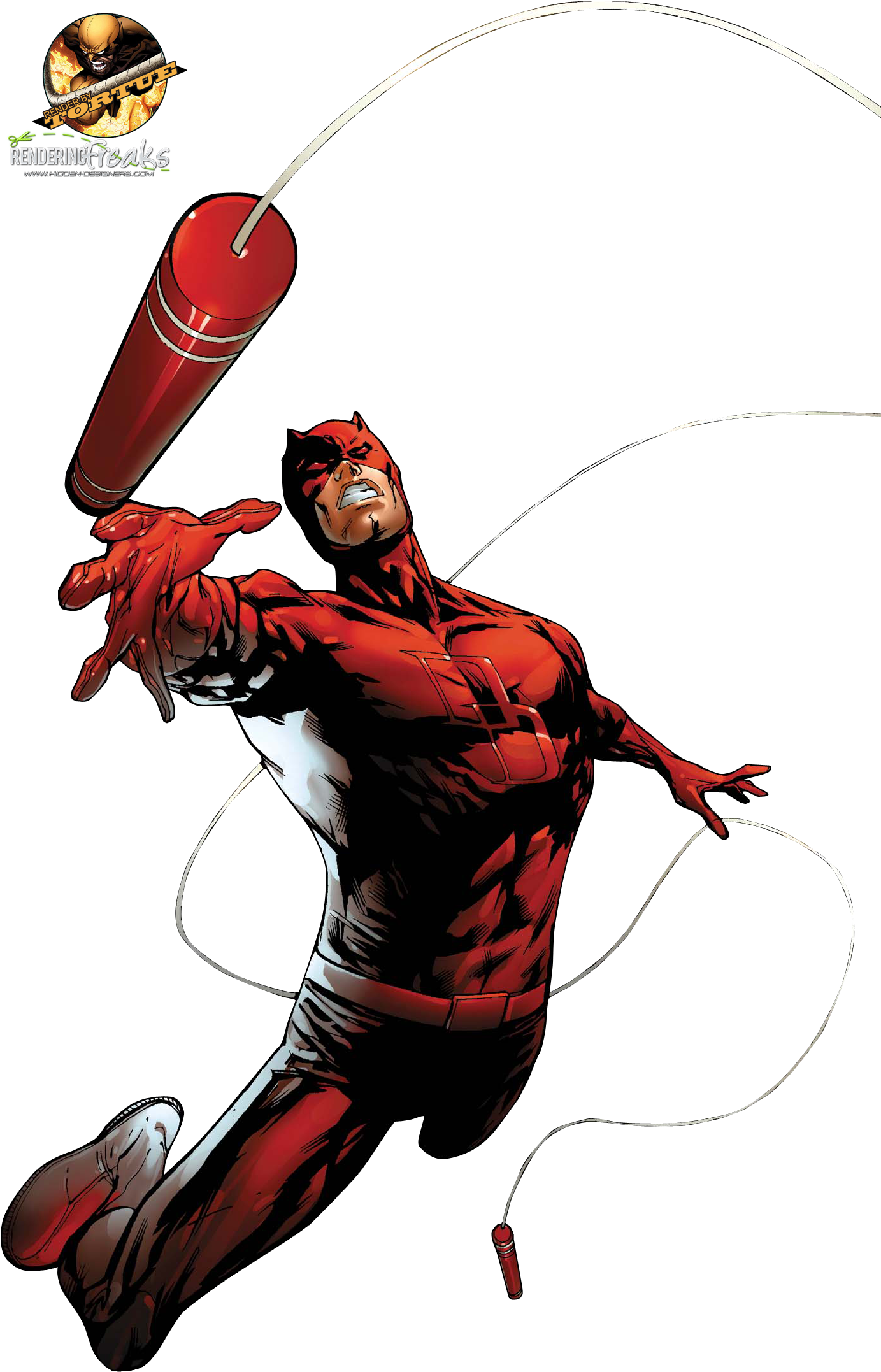 Daredevil Flying Cliparts - Daredevil Marvel (1400x2190)