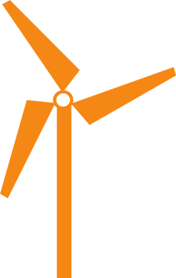 Flat Vector Icon Illustration Of A Wind Mill - Flat Vector Icon Illustration Of A Wind Mill (348x550)