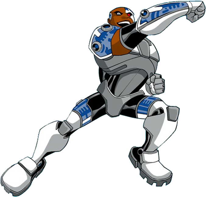 Cyborg - Teen Titans 2003 Cyborg (700x668)