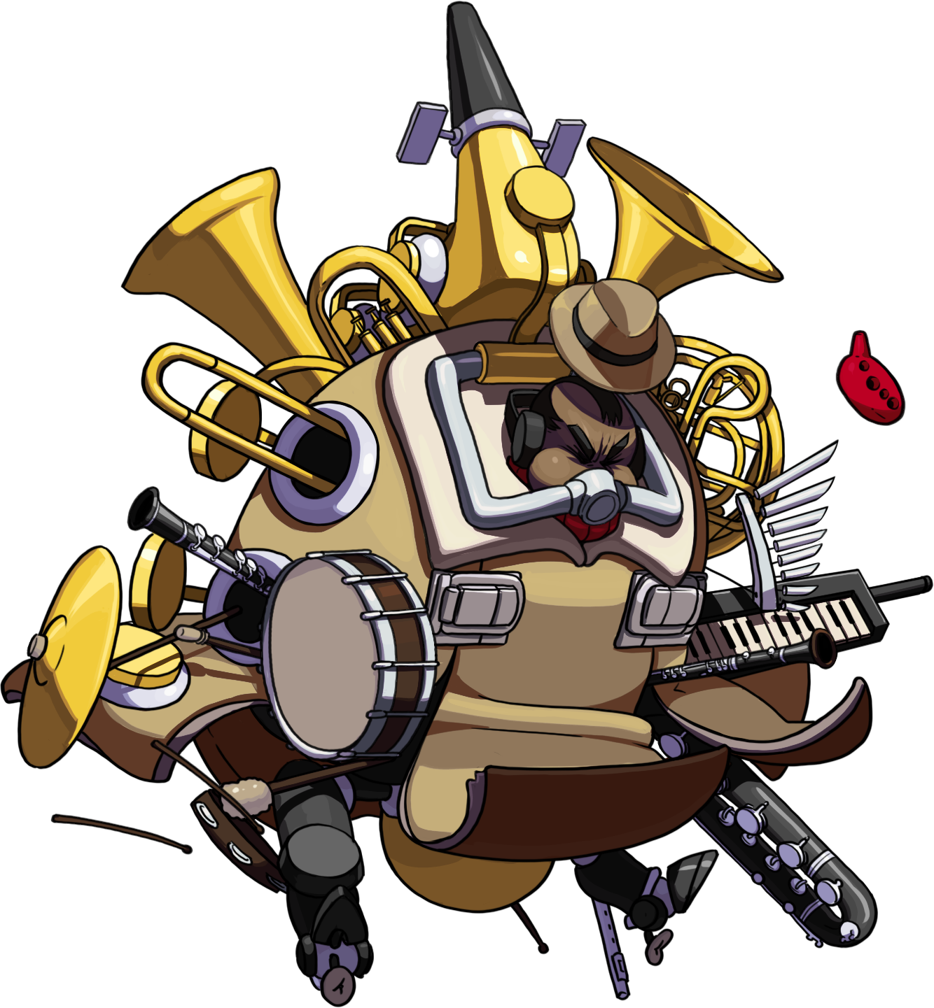 Infinity Breaker - Big Band Skullgirls Gif (1334x1441)